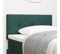 Cabeça de Cama LED vidaXL Com Botões em Veludo Verde Escuro de 80 cm