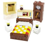 Cabeeskii Blocs de construction classiques - Décorer des meubles et accessoires de maison Lego City et poupée - Compatible avec les pièces de
