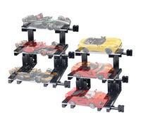 Cabeeskii Support d'affichage Compatibilité avec Lego Speed Champion Cars, Support de Voiture Miniature 3 Couches, pour l'affichage de la Collection de Voitures(sans Voitures)