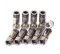 Cabelcon F-59 CX3 6.0 Lot de 10 connecteurs Quick Mount pour câble RG59 (6 mm) étanches