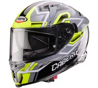 Caberg Avalon X Brama, casque intégral XS Gris/Noir/Jaune Néon Gris/Noir/Jaune Néon