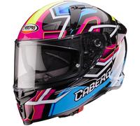 CABERG AVALON X BRAMA schwarz-hellblau-fluo gelb-fuchsia M