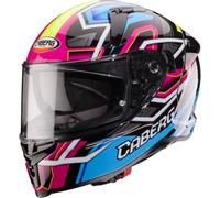 CABERG AVALON X BRAMA schwarz-hellblau-fluo gelb-fuchsia XXL