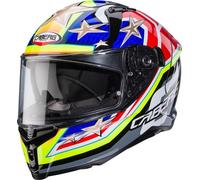 Caberg Avalon X casque intégral taille L noir/jaune/rouge/bleu fluo