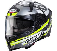 Caberg Avalon X Kira Casque, noir mat/jaune, Taille XL (61/62)