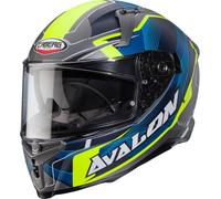 Caberg Avalon X Optic Casque, Gris mat/jaune, Taille L (59/60)