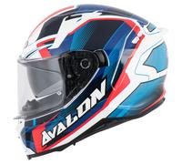 Caberg Avalon X Optic Casque, blanc-rouge-bleu, taille 2XL pour homme