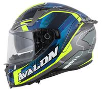 Caberg Avalon X Optic Casque intégral Gris/Bleu/Jaune XS unisex