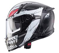 Caberg Avalon X Punk Casque intégral Mat/Noir/Rouge/Blanc/Gris S unisex