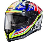 Caberg Avalon X Track Casque, jaune/bleu/rouge, Taille L (59/60)