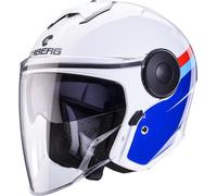 Caberg casque jet ouvert Soho Zephyr avec visière blanc/bleu/rouge taille S