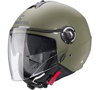 Caberg Riviera V4 X, casque à réaction XL Matt-Vert Foncé Matt-Vert Foncé