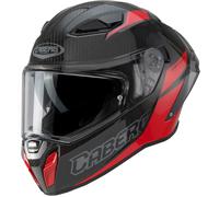 Caberg Drift Evo II Carbon Nova Casque, noir/rouge, Taille L (59/60)