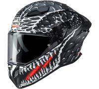 Caberg Drift Evo II Crok Casque, noir-blanc-rouge, taille L pour homme