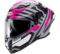 Caberg Drift Evo II Horizon Casque, Noir/Gris/Rose, Taille M (57/58)