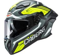 Caberg Drift Evo II Jamara Casque, noir mat/gris/jaune néon, Taille XS (53/54)