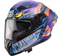 Caberg Drift Evo II Nobo, casque intégral M Mat Mauve/Bleu/Orange Mat Mauve/Bleu/Orange
