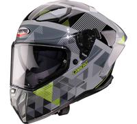 Caberg Drift Evo II Prism, casque intégral XL Gris/Noir/Jaune Néon Gris/Noir/Jaune Néon