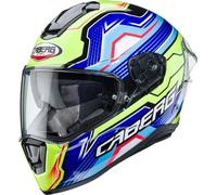 Caberg Drift Evo LB29 casque intégral S, noir/bleu/jaune fluo, visière incluse