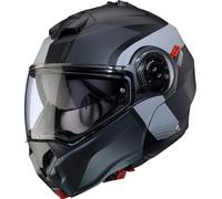 Caberg Duke Evo Indy, casque rabattable L Mat Noir/Gris Clair/Gris Mat Noir/Gris Clair/Gris