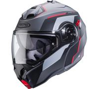 Caberg Duke Evo Move Casque, Gris/Noir/Rouge, Taille XS (53/54)