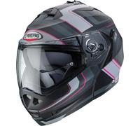 Caberg Duke II Tour noir mat rose - taille XS - moto modulable rabattable he...