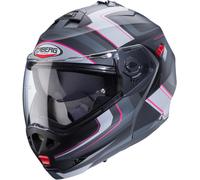 Caberg Duke X Tour Casque, Gris/Fuchsia, Taille XS (53/54)