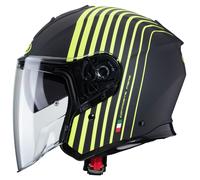 Caberg Flyon Bakari casque jet Mat/Noir/Fluo XS unisex