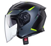 Caberg FLYON II BOSS Casque Jet Noir/Gris/Jaune M unisex