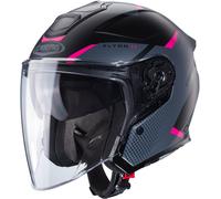 Caberg Flyon II Boss Casque Jet, Noir mat/rose, Taille M (57/58)