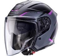 Caberg Flyon II Boss casque ouvert noir mat/gris/fuchsia taille S