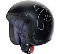 Caberg Freeride X 74 Casque jet, noir-gris, taille M pour homme
