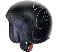 Caberg Freeride X 74 Casque jet, noir-gris, taille XS pour homme