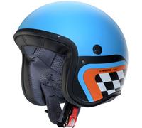 CABERG FREERIDE X DAYTONA Jethelm matt hellblau-schwarz-orange S