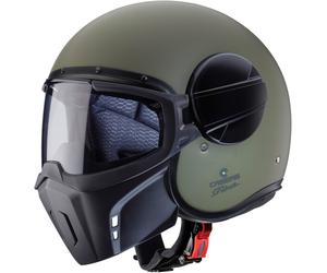Caberg Ghost X Casque jet, Olive matt, Taille L (59)