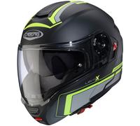 Caberg Levo X Elite Casque, noir mat/gris/jaune, Taille XS (53/54)