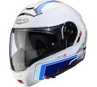Caberg Levo X Elite Casque, blanc-rouge-bleu, taille M pour homme