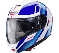Caberg Levo X Manta casque pliable, blanc/bleu/rouge, M (57/58)