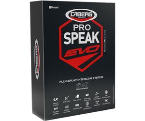 Caberg Pro Speak Evo, système de communication Noir Noir