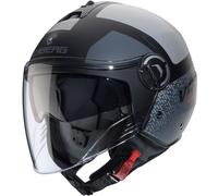 Caberg Riviera V4 X Alpha, casque ouvert XS Mat Noir/Gris/Gris Clair Mat Noir/Gris/Gris Clair