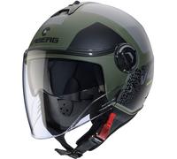 Caberg Riviera V4 X Alpha, casque ouvert M Mat Olive/Gris/Noir Mat Olive/Gris/Noir