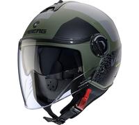 Caberg Riviera V4 X Alpha, casque ouvert XL Mat Olive/Gris/Noir Mat Olive/Gris/Noir