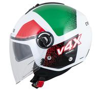 Caberg Riviera V4 X Alpha Italie Blanc/Noir/Vert/Rouge M unisex