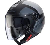 Caberg Riviera V4 X Casque jet Alpha Noir mat / Gris anthracite XL