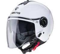 Caberg Riviera V4 X Casque Jet, Blanc métallique, Taille M (57/58)