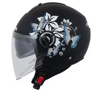 Caberg Riviera V4 X Mia Mat/Noir/Blanc/Gris XS femme