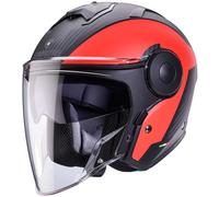 Caberg Soho Milano Casque jet, Noir mat/rouge, Taille XS (53/54)