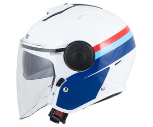 Caberg SOHO ZEPHYR Casque Jet Blanc/Bleu/Rouge XS unisex