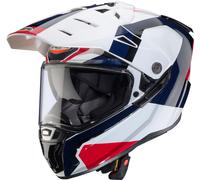 Caberg Tanami Scram Casque de motocross, Blanc/Bleu/Rouge, Taille XL (61/62)