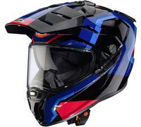 Caberg Tanami Scram Casque de motocross, noir/rouge/bleu, Taille M (57/58)